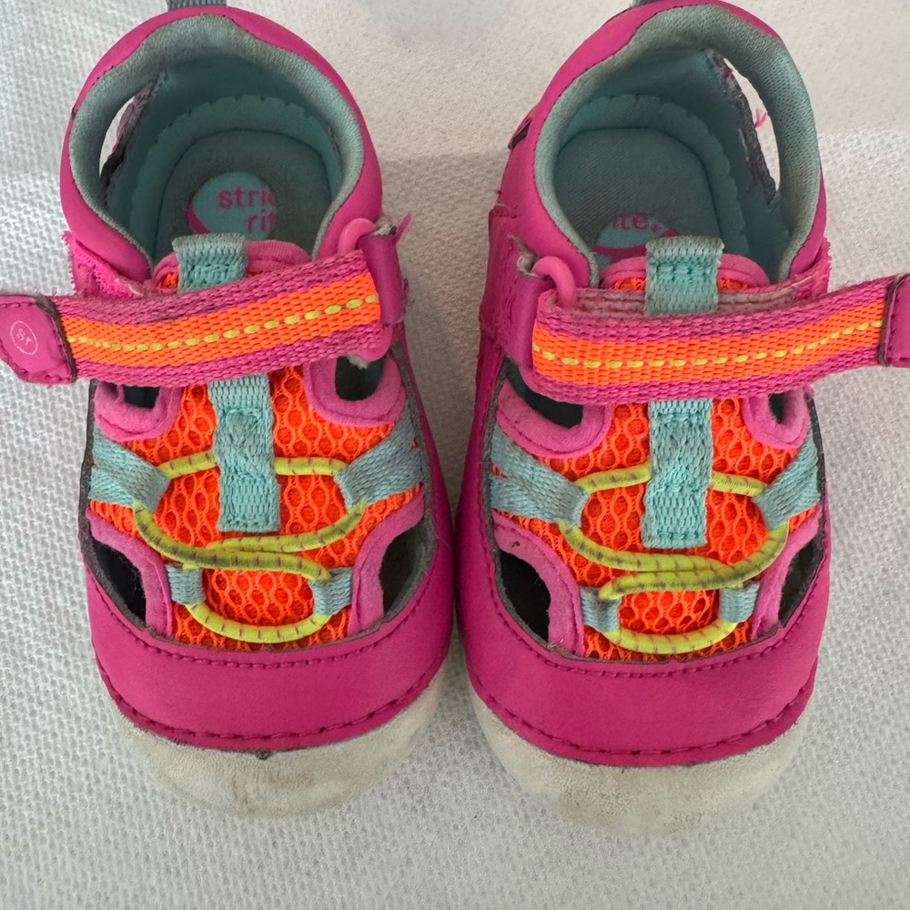 Stride Rite Kids' Pink and Orange Adventure Sandals